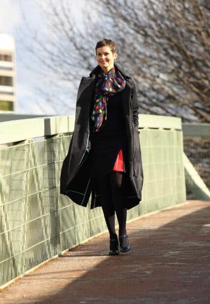 robe en tissu technique pour pédaler ou pour marcher