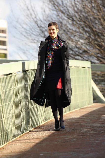 robe en tissu technique pour pédaler ou pour marcher