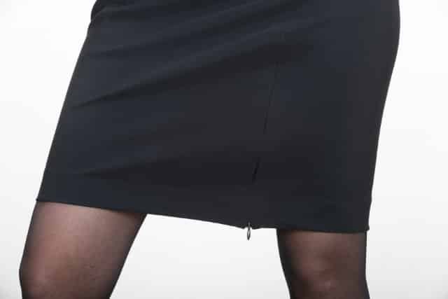 jupe droite tissu technique ultra stretch