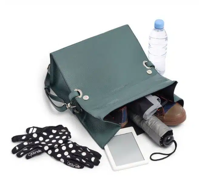 accessoires vélo, sac et gants femme