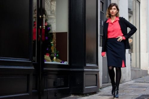 tenue élégante à pied comme à vélo