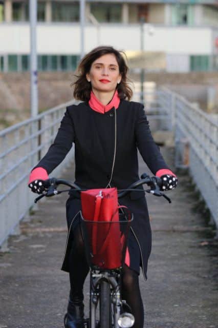 ensemble coordonné et féminin pour vélotafer chic