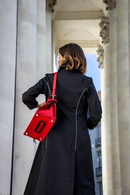 style et visibilité du trench vélo élégant